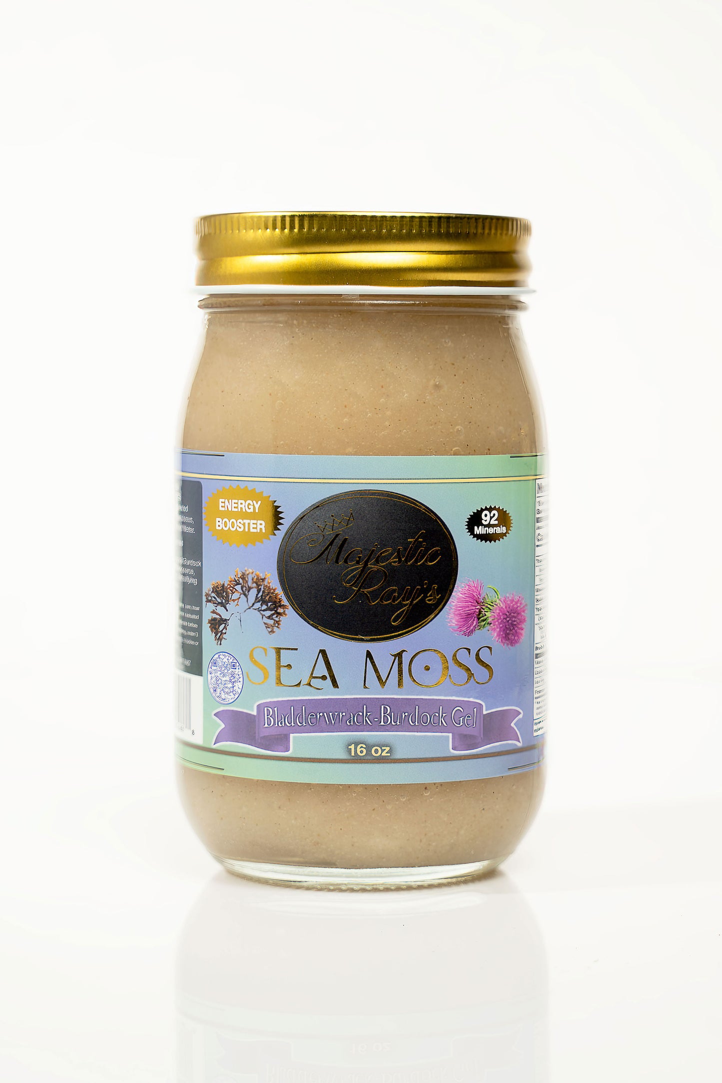 Sea Moss Specialty Gels 16 oz, (Case of 6) per flavor.