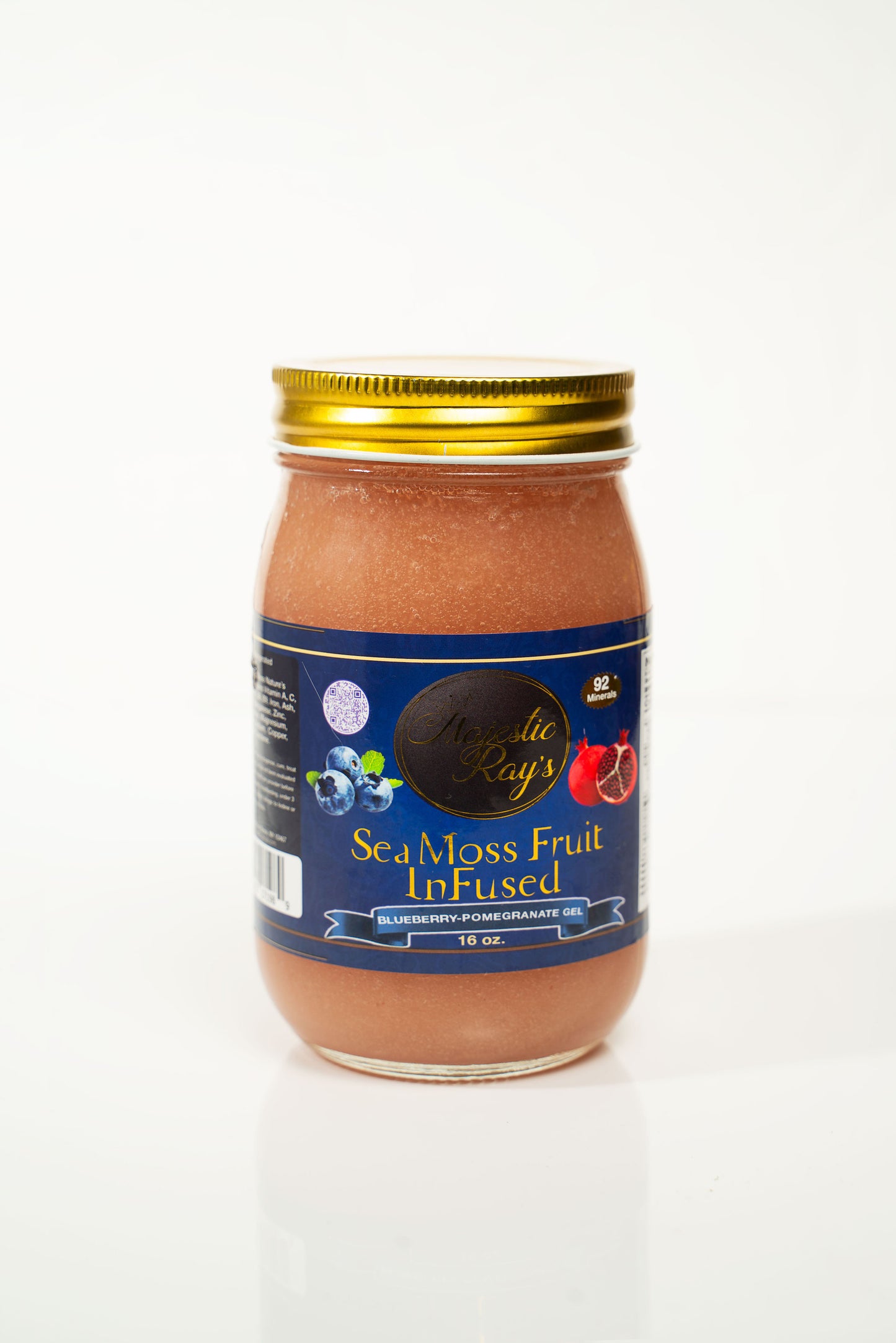 Sea Moss Fruit Infused Gels 16 oz, (Case of 6) per flavor.