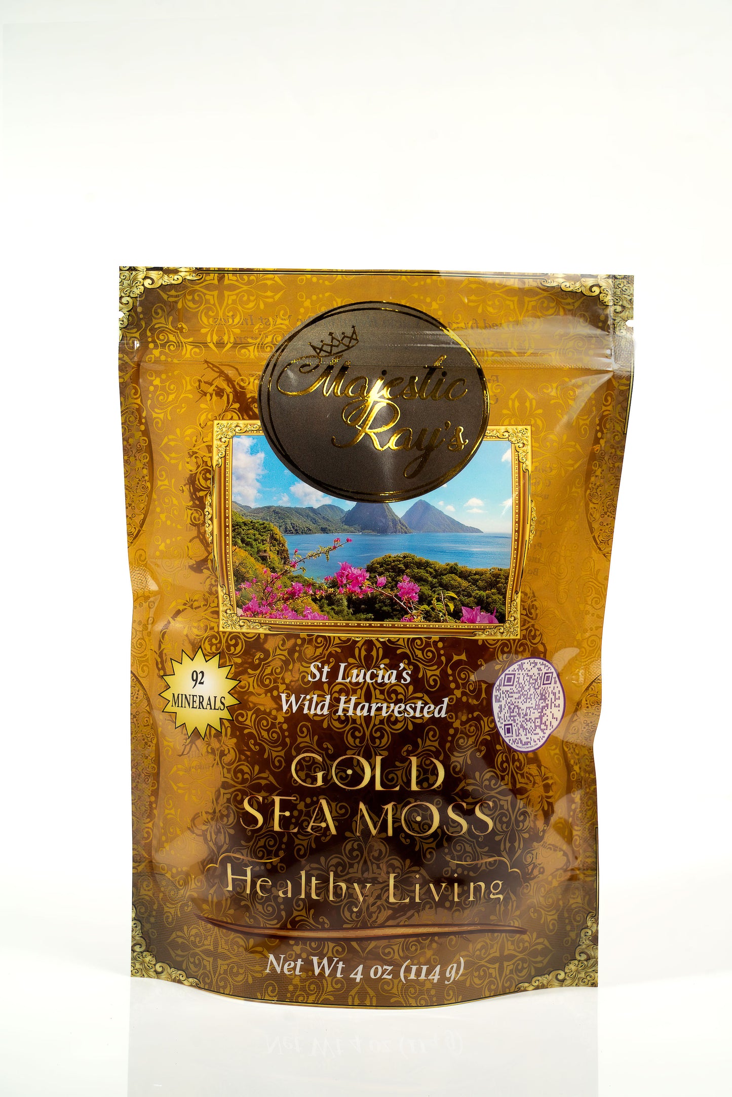 Sea Moss, 4 oz Bag (Case of 12) per type/color.