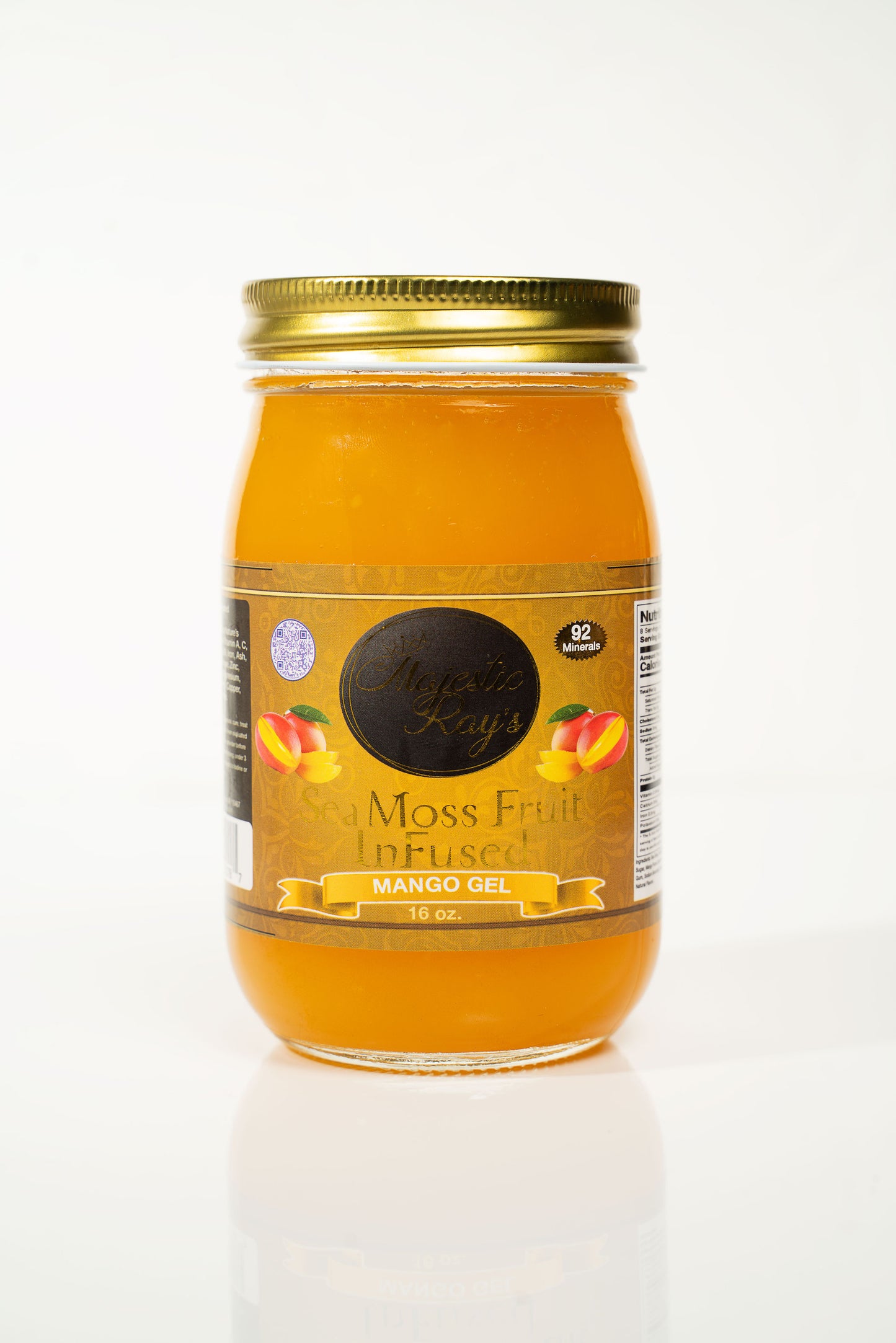 Sea Moss Fruit Infused Gels 16 oz, (Case of 6) per flavor.