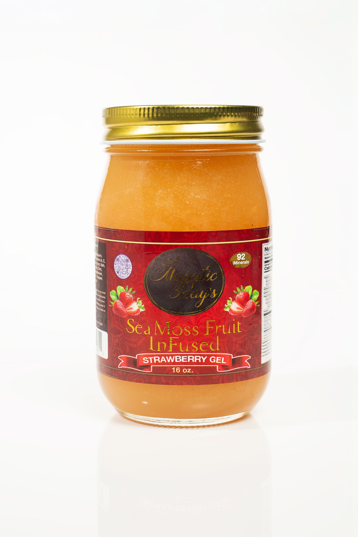 Sea Moss Fruit Infused Gels 16 oz, (Case of 6) per flavor.