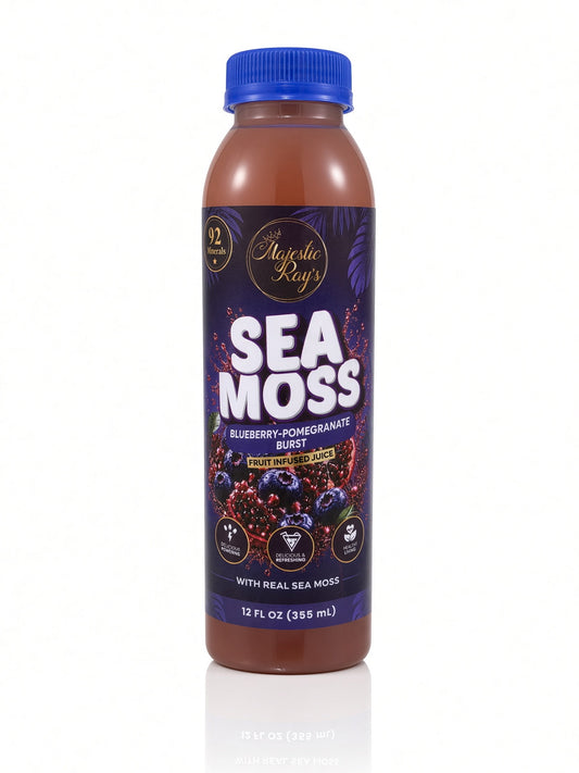 Sea Moss Fruit Infused Juices (Case of 6) Per Flavor.