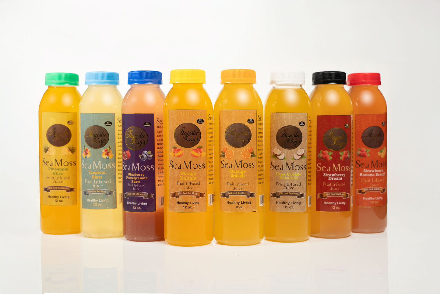 Sea Moss Fruit Infused Juice 12 oz, Wholesale.