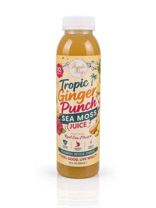 Sea Moss Ginger Juices (Case of 6 ) Per Flavor