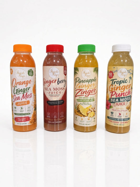 Sea Moss Ginger Juices (Case of 6 ) Per Flavor
