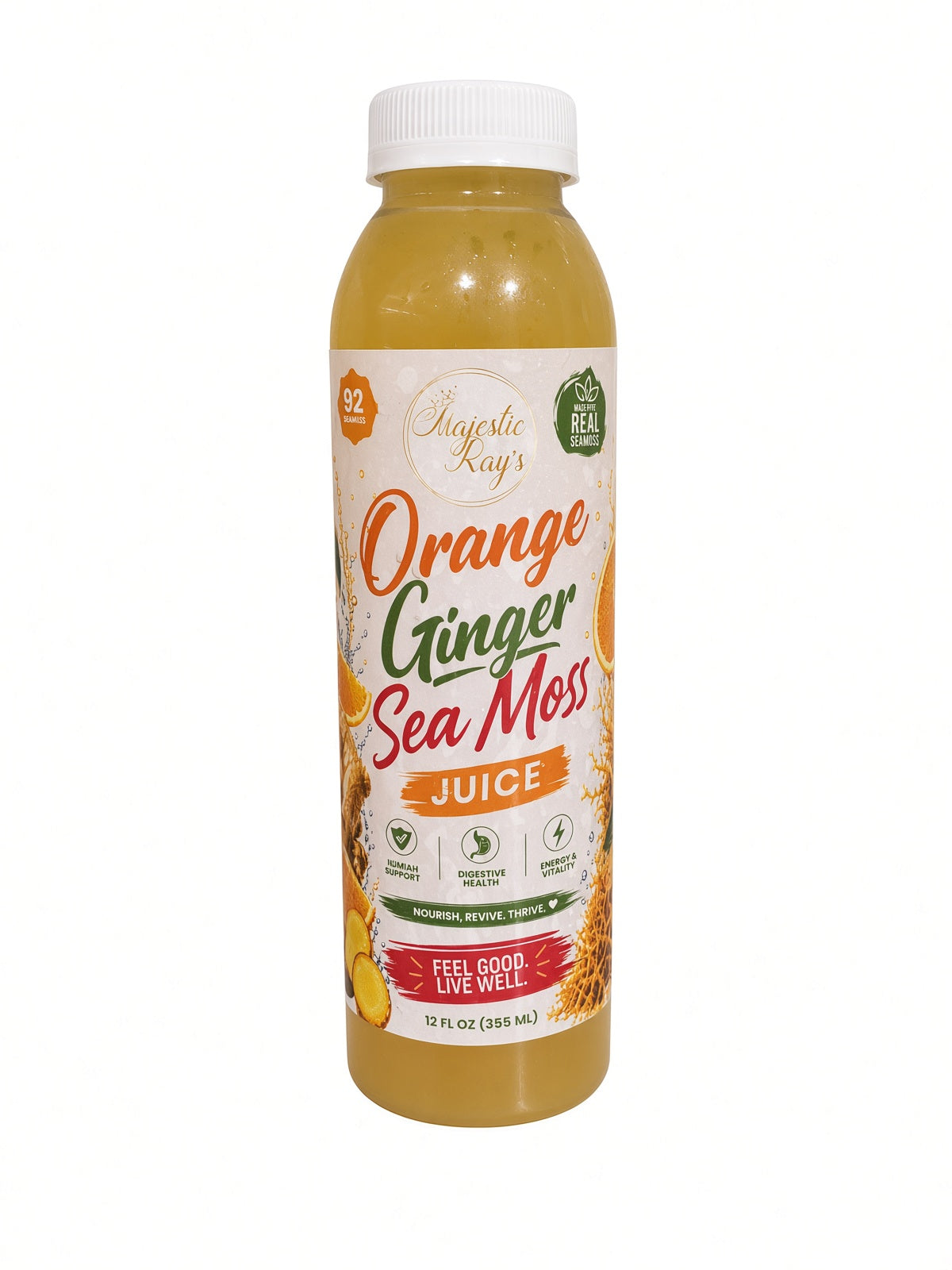 Sea Moss Ginger Juices (Case of 6 ) Per Flavor